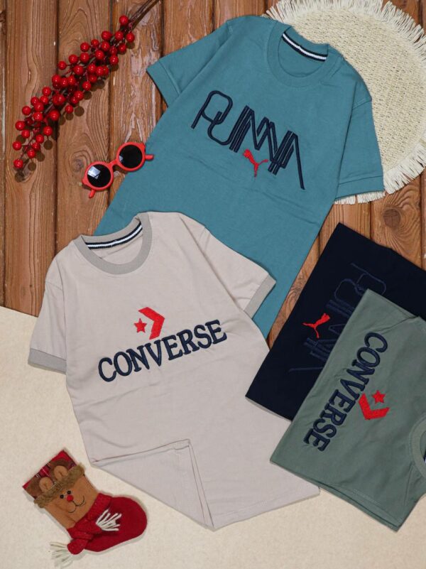 تیشرت تک converse چهار رنگ