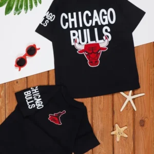 تیشرت تک مشکی CHICAGO BULLS