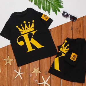 تیشرت تک پنبه مشکی K